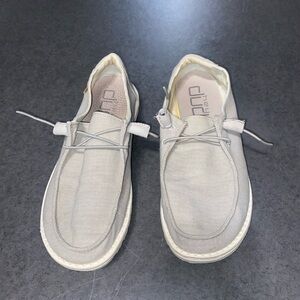 Grey Hey Dudes Size 8
